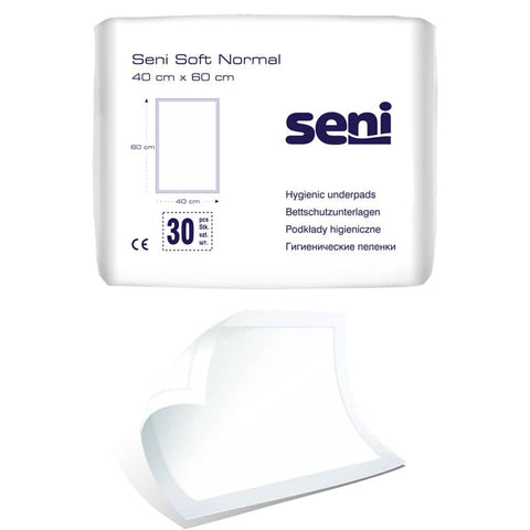 SENI SOFT - Alèses absorbantes pour protection des draps
