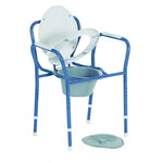 HYGENIA - Produit 3 en 1 : chaise percée, surélévateur et cadre de toilette (avec seau) 🪪