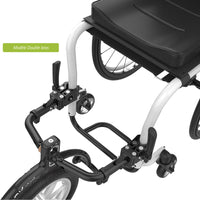 TRACK WHEEL - Cinquième roue pour transformer votre fauteuil roulant en tricycle