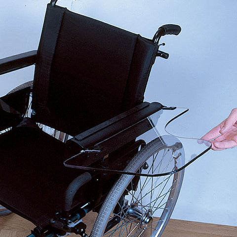 Demi-tablette universelle pour fauteuil roulant (droitier ou gaucher)  🪪
