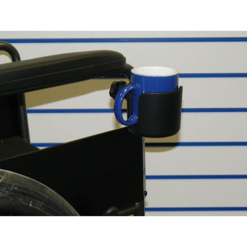 Porte-tasse ou bouteille pour fauteuil roulant, cadre de marche ou rollator