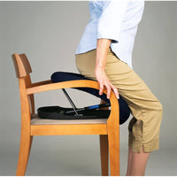Siège-releveur léger adaptable à toute chaise, fauteuil et canapé