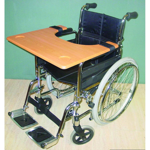 Tablette universelle pour fauteuil roulant